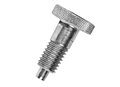Knurled Knob Hand Retractable Spring Plungers - Steel & Stainless Steel: Locking