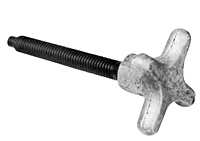TE-CO 31332L Knurled Knob Swivel Screw Clamp With Large Pad Black Oxide 2-Pack 5/16-18 Thread x 2-10/91 Lg TE-CO 31332L Knurled Knob Swivel Screw Clamp With Large Pad Black Oxide 2-Pack 5/16-18 Thread x 2-10/91 Lg